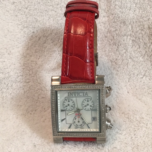 Ladies Invicta chrono watch with diamonds - Picture 1 of 5